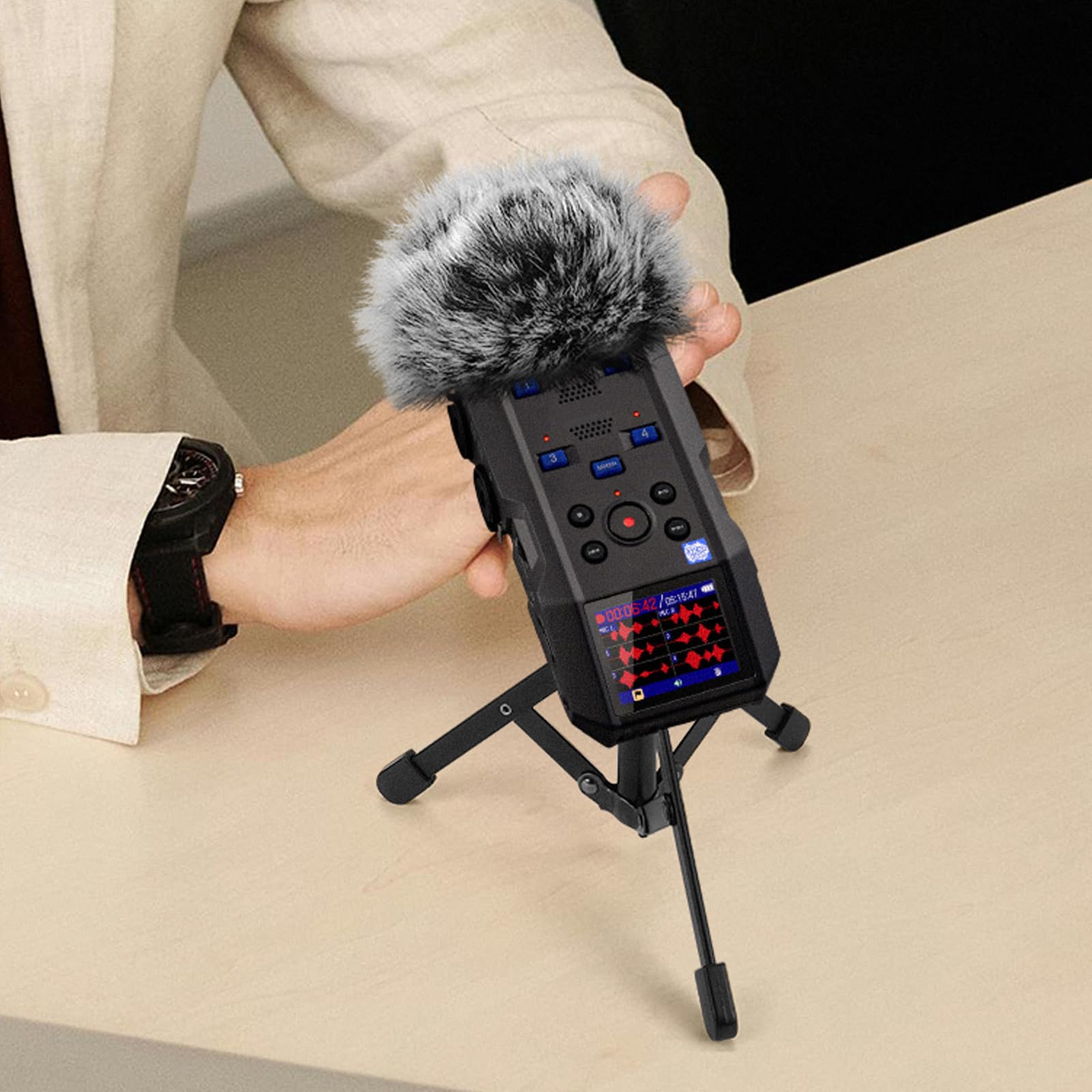 【未使用】ZOOM H6essential＋Bluetooth・風防付 Amazon.com: Geekria for Creators Furry Windscreen Compatible with